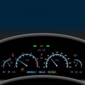 car dashboard signals